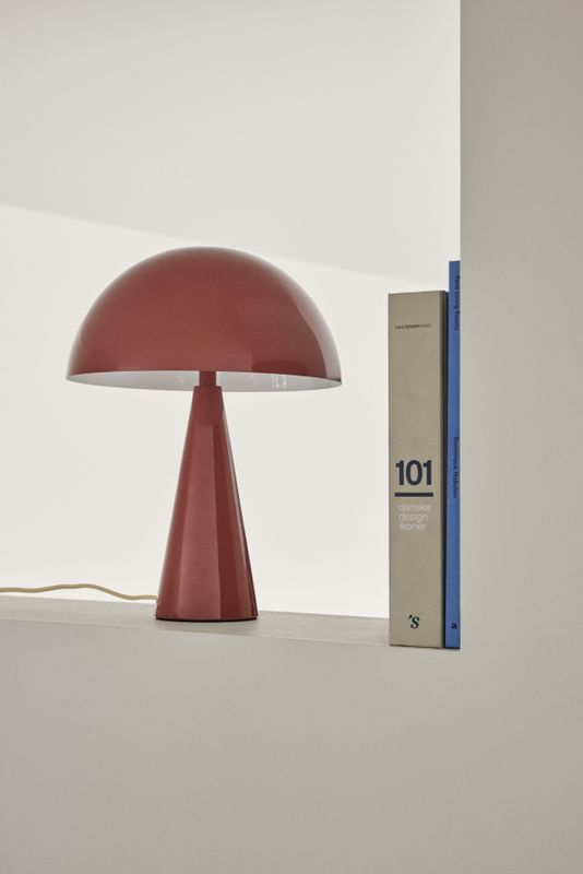 Hübsch Mush Bordslampa Mini Röd