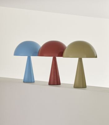Hübsch Mush Bordslampa Mini Röd