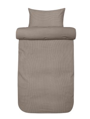 Høie Hugo påslakanset chokladbrun 150x210 cm 2 delar