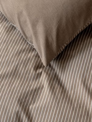 Høie Hugo påslakanset chokladbrun 150x210 cm 2 delar
