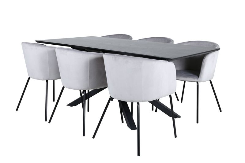 Venture Home Matgrupp Piazza med stolarna Berit