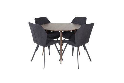 Venture Home Matgrupp Plaza med stolarna Gemma