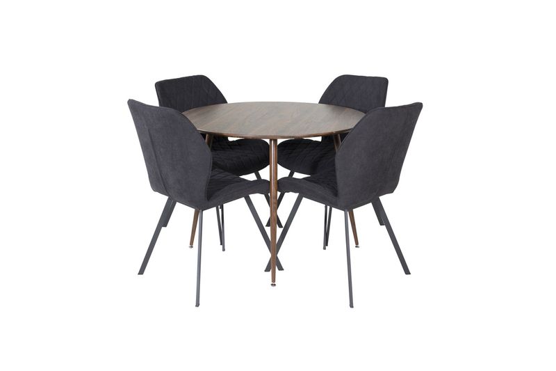 Venture Home Matgrupp Plaza med stolarna Gemma