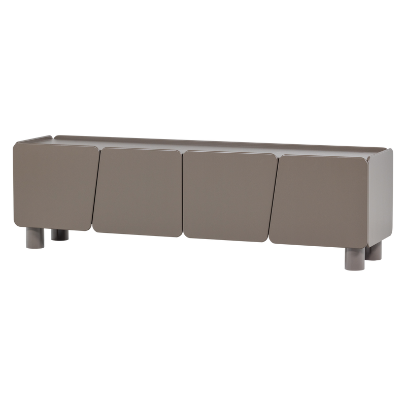 WOOOD ROOT TV-bänk 200 cm i Truffle brun