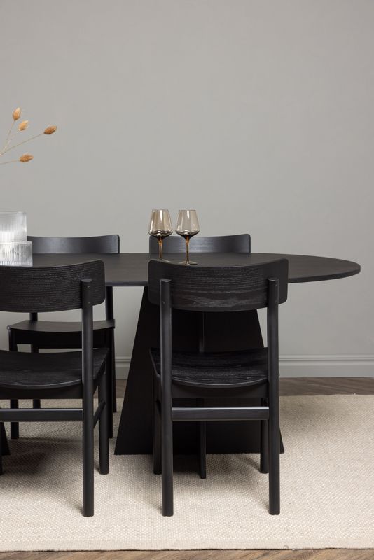 Venture Home Matbordet Bootcut Oval med Montros-stolar