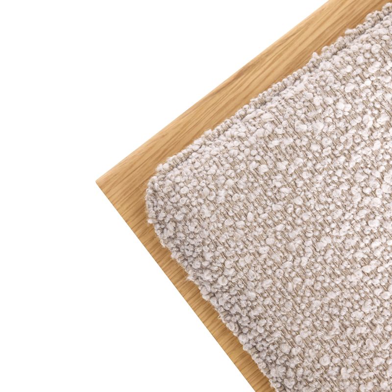 Hübsch Layer bänk ljusgrå 132 x 40 x H47 cm