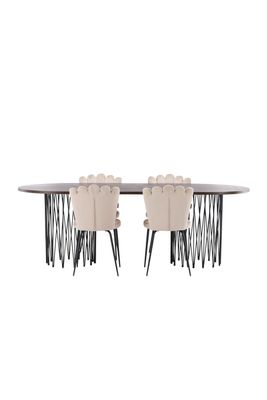 Venture Home Stone Oval Matgrupp