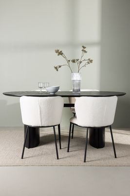 Venture Home Matgrupp Isolde med stolarna Edina