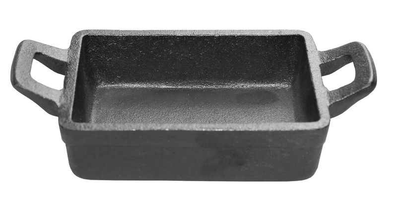 Ronneby Bruk, Mini Rektangulär Portionsform Gjutjärn 11x8 cm