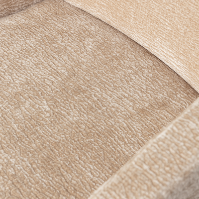 WOOOD Mount Matstol med Armstöd i 3D Chenille Sand 2 st