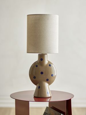 Bloomingville Sergio Bordslampa, Flerfärgad, Stengods, Ø21xH55 cm