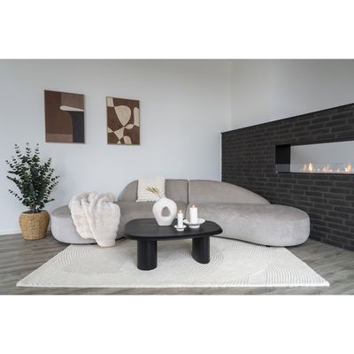 House Nordic Venice Soffa - Chenille, 2 Kuddar, Naturlig