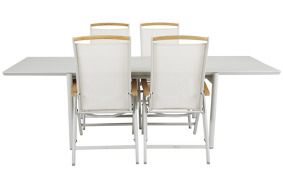 Brafab Andy Positionsstol Ljusgrå/Offwhite