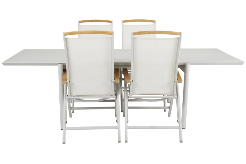 Brafab Andy Positionsstol Ljusgrå/Offwhite