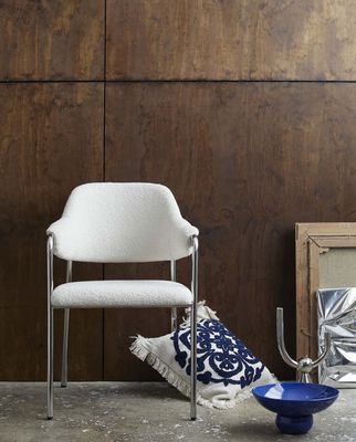 Nordal ALBERT stol offwhite vit