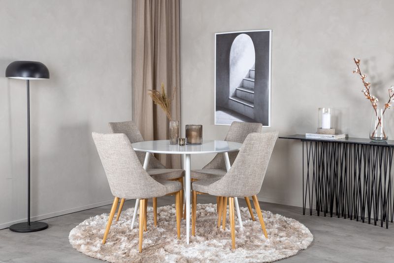 Venture Home Plaza Rund Matgrupp