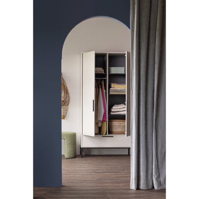 WOOOD Adam 2-dörrars skåp i massivt furu