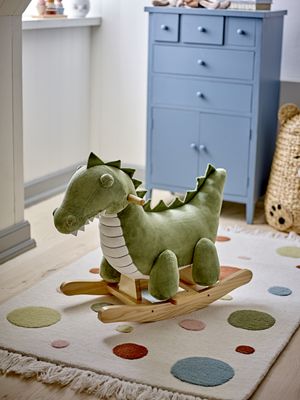 Bloomingville Arnie Gungdjur, Krokodil, Grön, Polyester