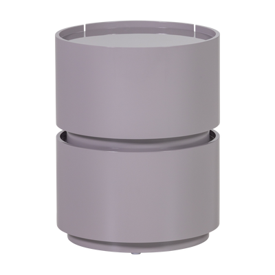 WOOOD Lunex Byrå/Nattduksbord Högblank Ljusgrå