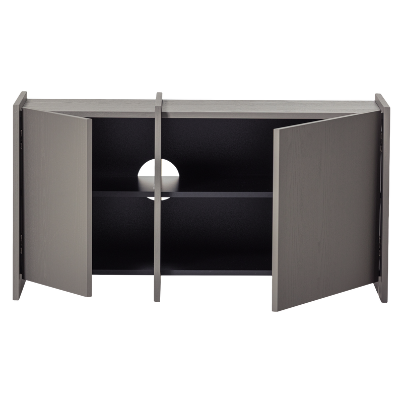 WOOOD BROCK TV-bänk 102 cm Askfanér Varmgrå