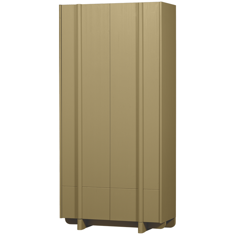 WOOOD BASU Förvaringsskåp i Mossgrön Furu [FSC]