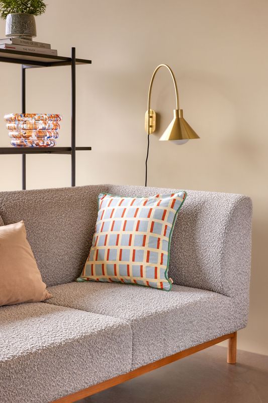 Hübsch Pipe Vägglampa Mässing 55xh40cm, E27