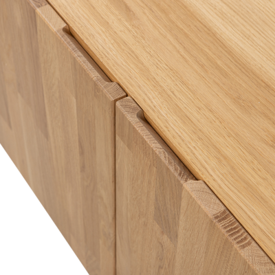 WOOOD Bono Gravure TV-bänk i Ek Natur