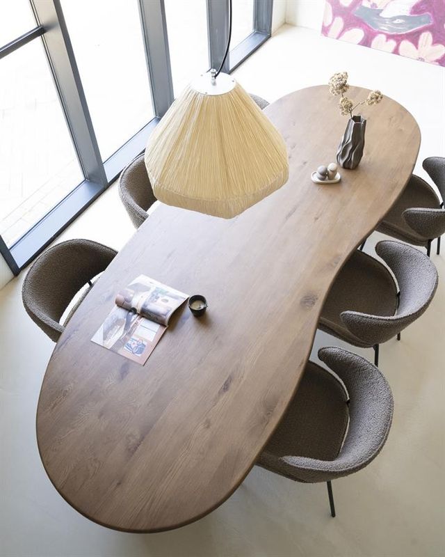 Eleonora Matbord Josh 300x110 cm - Brun