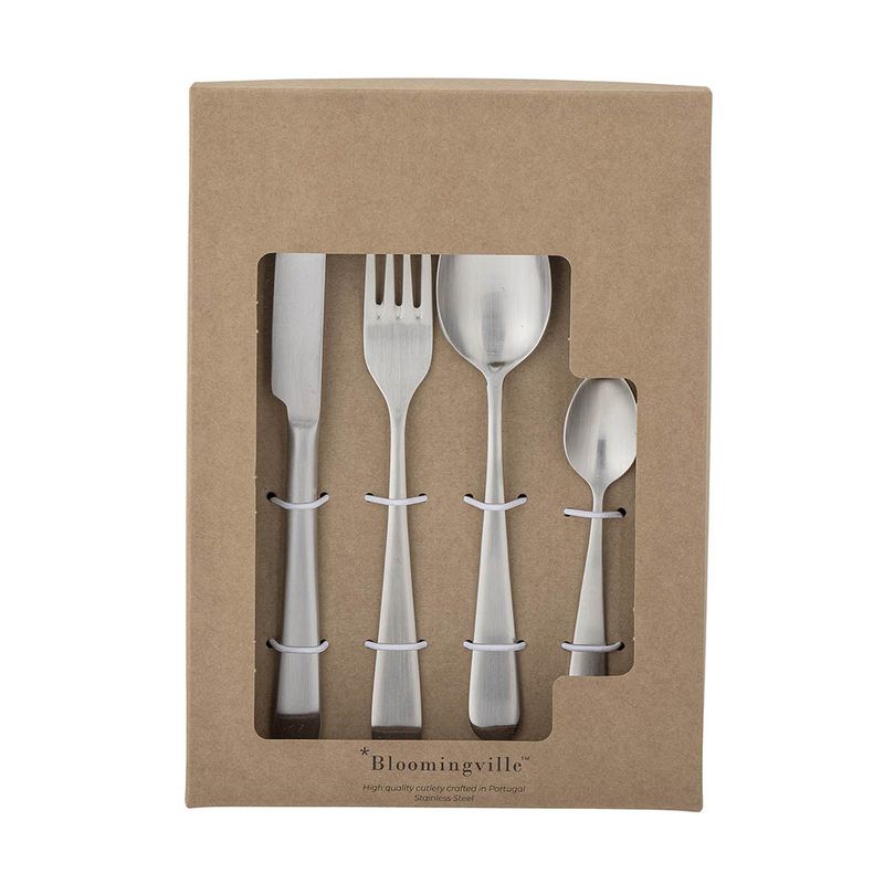 Bloomingville Karma Cutlery, Silver, Stainless Steel - 6-pack