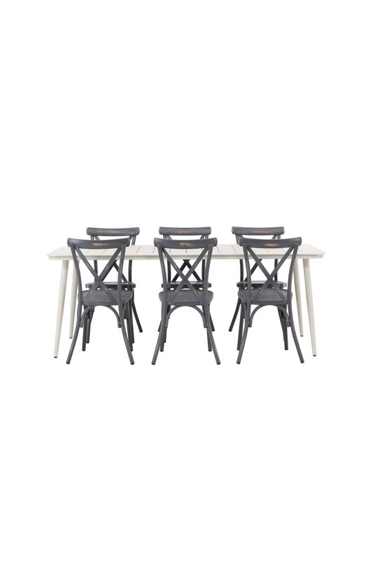 Venture Home Lina Rektangulär Matgrupp