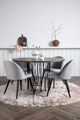 Venture Home Stone Rund Matgrupp