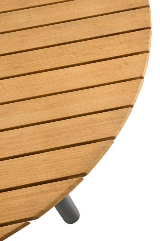 Brafab Bam Bo Matbord Ø120 cm Bambu/Anthracite