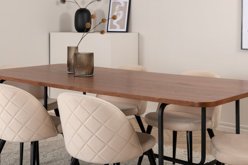 Venture Home Uno, Velvet Rektangulär Matgrupp