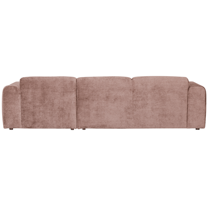 WOOOD Cloud Chaiselongue Soffa Höger Chenille Mullvad/Pink