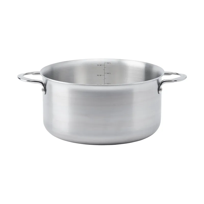 De Buyer Alchimy gryta utan lock rostfritt stål Ø24 cm