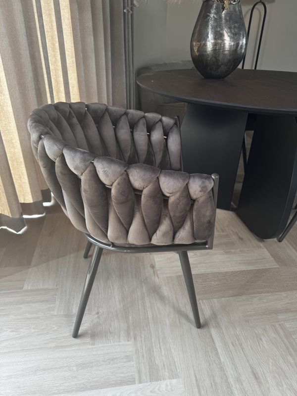 Homerebels Matstol taupe