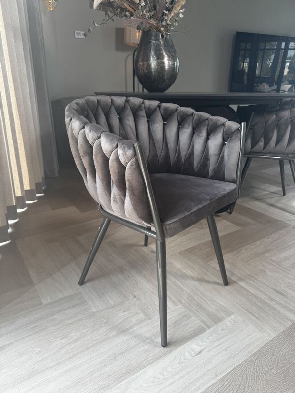 Homerebels Matstol taupe
