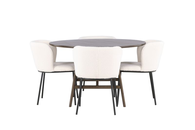 Venture Home Matgrupp Kaseindon med stolarna Edina