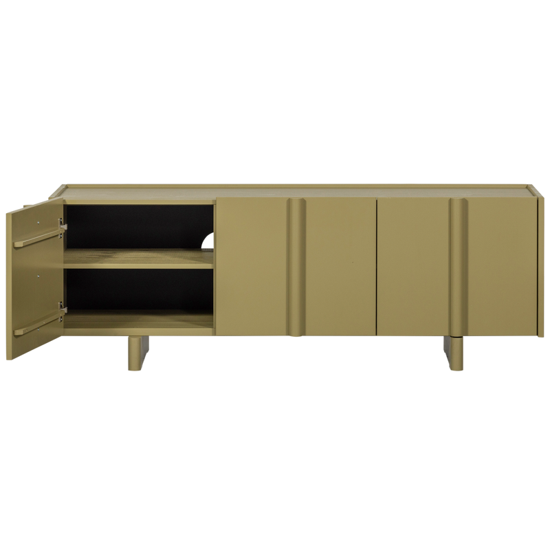 WOOOD BASU TV-bänk 152 cm Furu Moss [FSC]