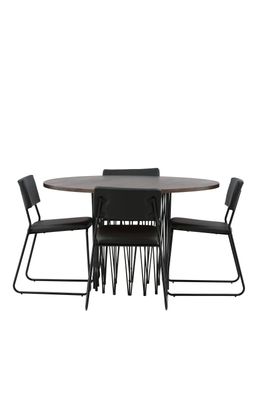 Venture Home Stone Rund Matgrupp