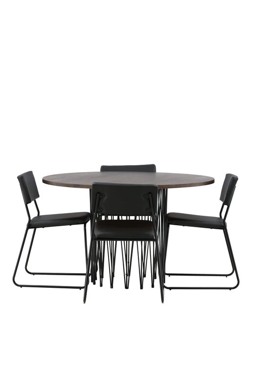 Venture Home Stone Rund Matgrupp