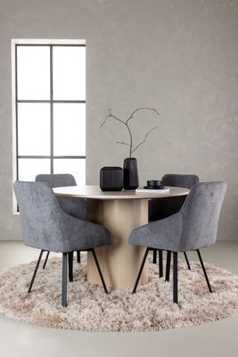 Venture Home Matgrupp Olivia med Stolar Rosie