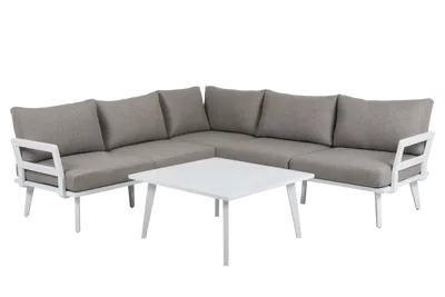 Brafab Villac 2-sits Modul Vit/Beige