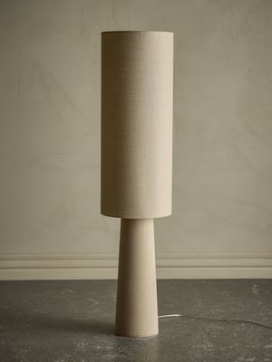 Bloomingville Emmie Golvlampa, Natur, Linne, Ø28xH120 cm