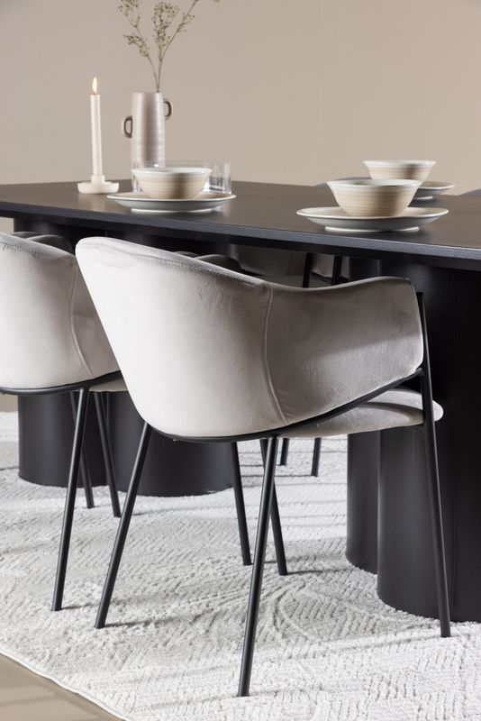 Venture Home Olivia Matbord med Evelina Matstol