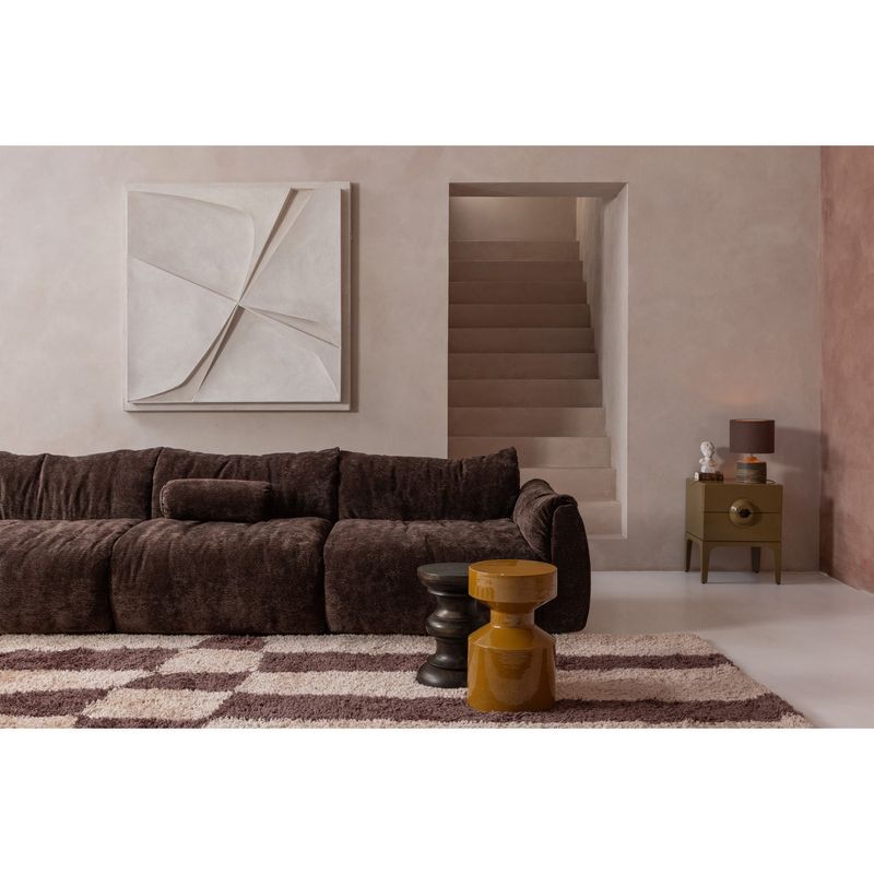 WOOOD Merge Byrå/Nattduksbord 2 Lådor Eukalyptus Honung