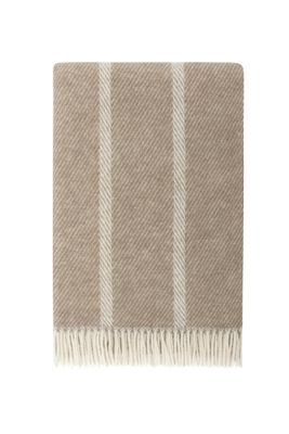 Høie Istinden ullpläd beige 120x180 cm