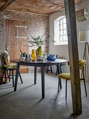 Bloomingville Mill Matstol, Svart, Furu, L50xH92xW50 cm