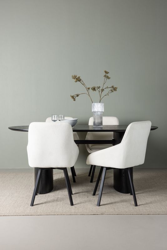 Venture Home Matgrupp Isolde med stolarna Rosie