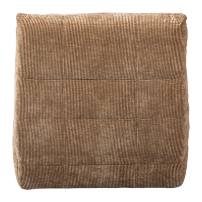 WOOOD HEIN Elektrisk Reclinerfåtölj i Ljusbrun Ribbad Textil